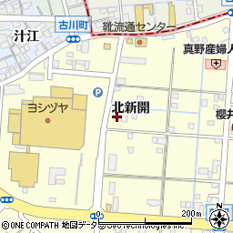 エマ美容室津島店周辺の地図