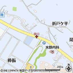 権田周辺の地図