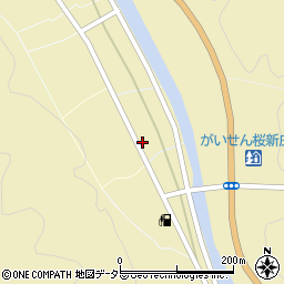 岡山県真庭郡新庄村1122周辺の地図