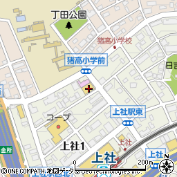 愛知県名古屋市名東区上社1丁目112周辺の地図