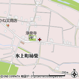 兵庫県丹波市氷上町柿柴206周辺の地図