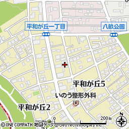 愛知県名古屋市名東区平和が丘5丁目22周辺の地図
