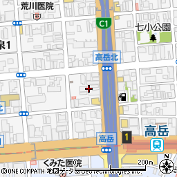 愛知県名古屋市東区泉1丁目19周辺の地図