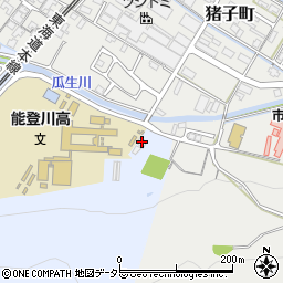 東近江市商工会能登川支部周辺の地図
