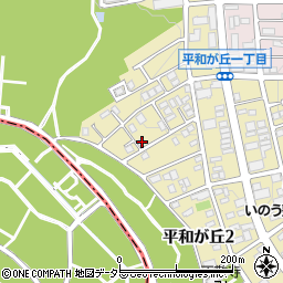 愛知県名古屋市名東区平和が丘2丁目35周辺の地図