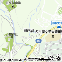 愛知県豊田市猿投町瀬戸田48周辺の地図