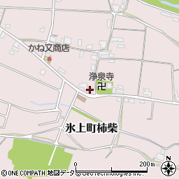 兵庫県丹波市氷上町柿柴200周辺の地図