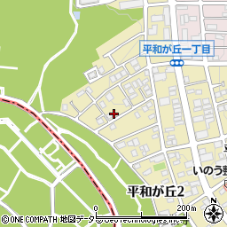 愛知県名古屋市名東区平和が丘2丁目36周辺の地図