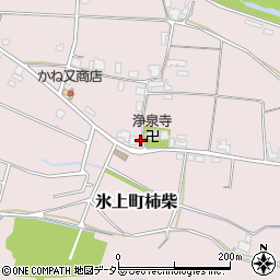 兵庫県丹波市氷上町柿柴199周辺の地図