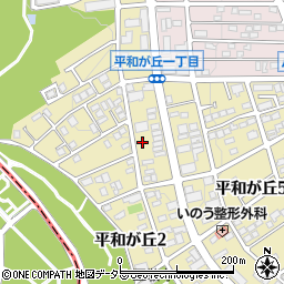 愛知県名古屋市名東区平和が丘2丁目111周辺の地図