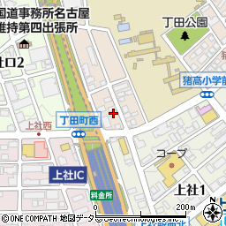 愛知県名古屋市名東区丁田町76周辺の地図