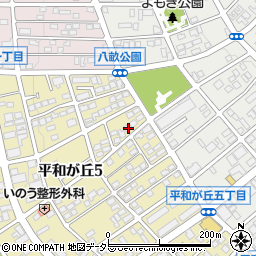 愛知県名古屋市名東区平和が丘5丁目125周辺の地図