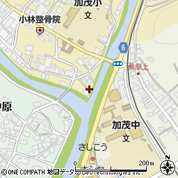 岡山県津山市加茂町塔中46周辺の地図
