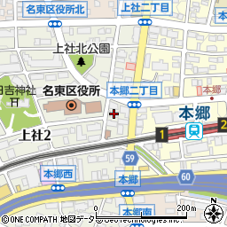 株式会社ＲＣＪ　名東支店周辺の地図