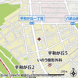 愛知県名古屋市名東区平和が丘5丁目19周辺の地図
