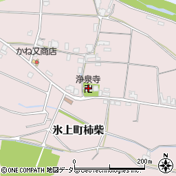 兵庫県丹波市氷上町柿柴197周辺の地図