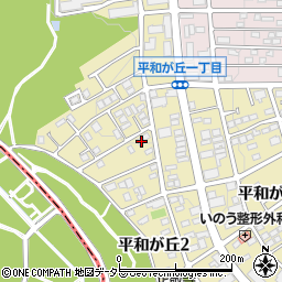 愛知県名古屋市名東区平和が丘2丁目67周辺の地図