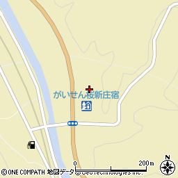 岡山県真庭郡新庄村宝田周辺の地図