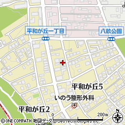 愛知県名古屋市名東区平和が丘5丁目18周辺の地図