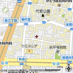 愛知県名古屋市東区代官町30-1周辺の地図