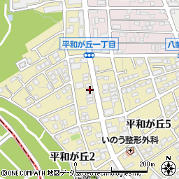 愛知県名古屋市名東区平和が丘2丁目126周辺の地図