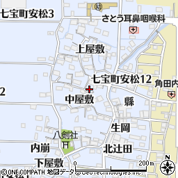 愛知県あま市七宝町安松中屋敷2059-5周辺の地図