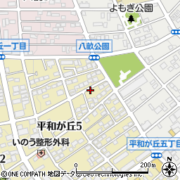 愛知県名古屋市名東区平和が丘5丁目127周辺の地図