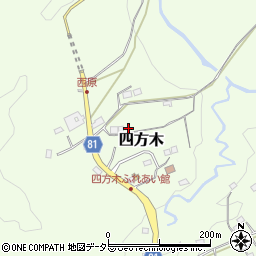 千葉県鴨川市四方木374周辺の地図