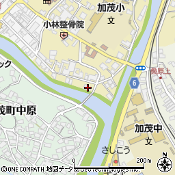 岡山県津山市加茂町塔中9周辺の地図