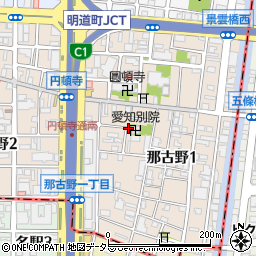 愛知県名古屋市西区那古野1丁目20周辺の地図