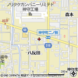 早川美容室周辺の地図