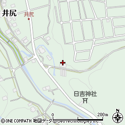 京都府船井郡京丹波町井尻中ノ手周辺の地図
