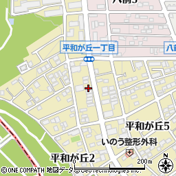 愛知県名古屋市名東区平和が丘2丁目125周辺の地図