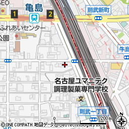 グランスクエア名駅周辺の地図