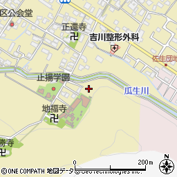 滋賀県東近江市佐野町871-1周辺の地図