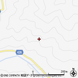 愛知県北設楽郡豊根村富山廣川原周辺の地図
