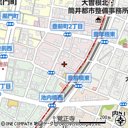 名鉄協商豊前町第２駐車場周辺の地図