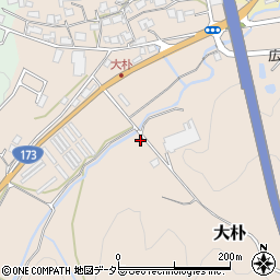京都府船井郡京丹波町大朴前田周辺の地図