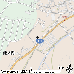京都府船井郡京丹波町大朴岼周辺の地図