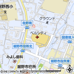１００円ショップキャン・ドゥ　マックスバリュベルシティ裾野店周辺の地図