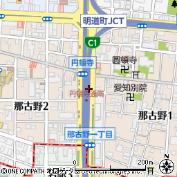 愛知県名古屋市西区那古野周辺の地図