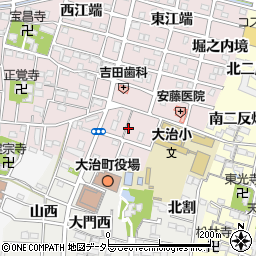 愛知県大治町（海部郡）花常（馬島浦）周辺の地図