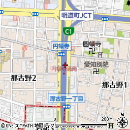 愛知県名古屋市西区那古野周辺の地図