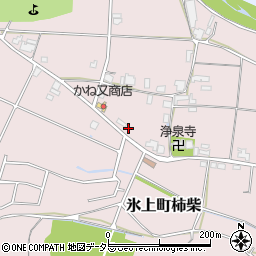 兵庫県丹波市氷上町柿柴141周辺の地図