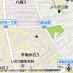 愛知県名古屋市名東区平和が丘5丁目110周辺の地図