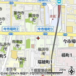 愛知県津島市今市場町周辺の地図