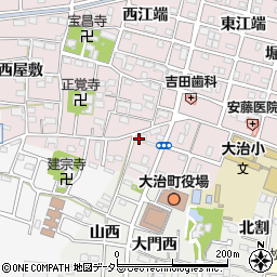 愛知県海部郡大治町花常東屋敷72-2周辺の地図
