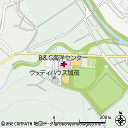 津山市加茂町スポーツセンター周辺の地図