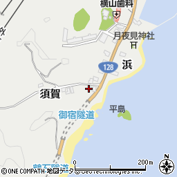 千葉県夷隅郡御宿町浜182-1周辺の地図