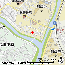岡山県津山市加茂町塔中11周辺の地図